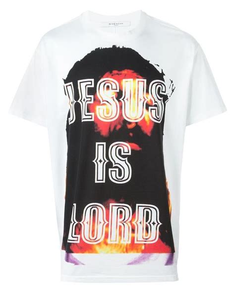 givenchy jesus is lord shirt|Shirts .